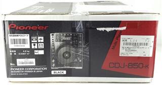 Pioneer CDJ-850-K Professional Multi-Format Media CD/MP3 Player/Turntable